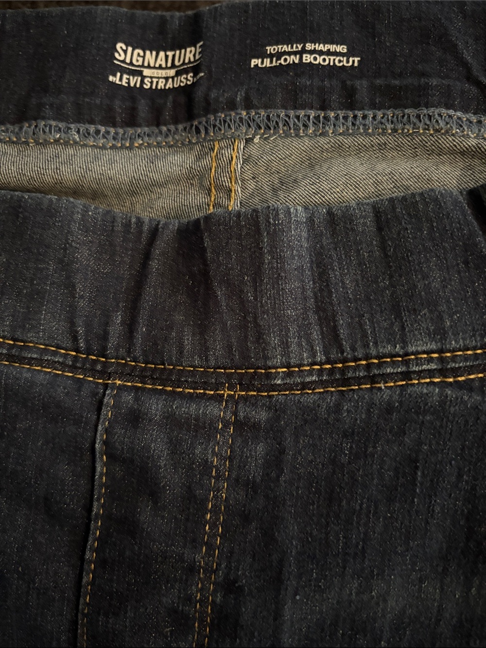 Levi's Dark Blue Womens Pull-On Bootcut Jeans